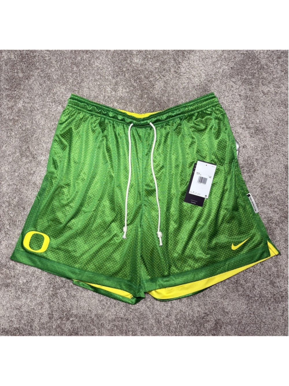 Men’s Nike Green/Yellow Oregon Ducks Standard Issue Reversible Shirts Sz XXL